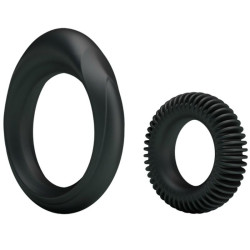 BAILE KIT 2 ANILLOS SILICONA RING MANHOOD 2