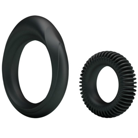 BAILE KIT 2 ANILLOS SILICONA RING MANHOOD