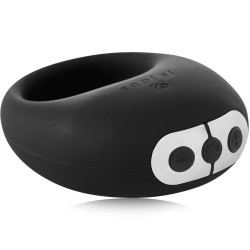 JE JOUE MIO ANILLO PARA EL PENE VIBRADOR FUERTE Y FLEXIBLE NEGRO 2