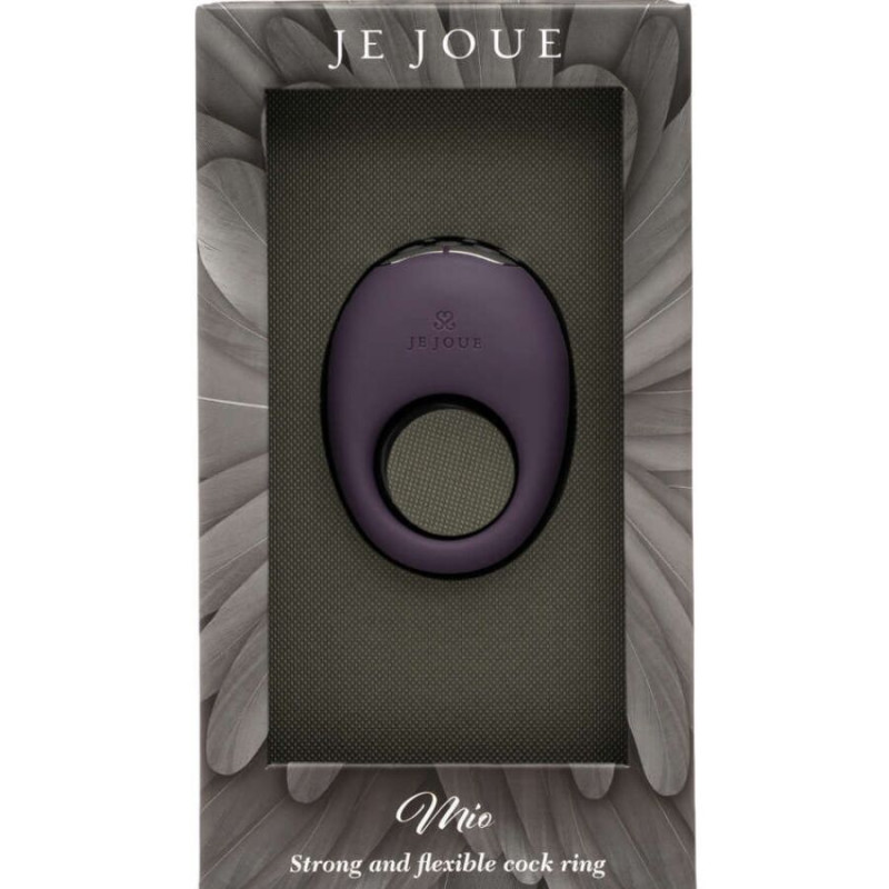 JE JOUE MIO ANILLO PARA EL PENE VIBRADOR FUERTE Y FLEXIBLE MORADO