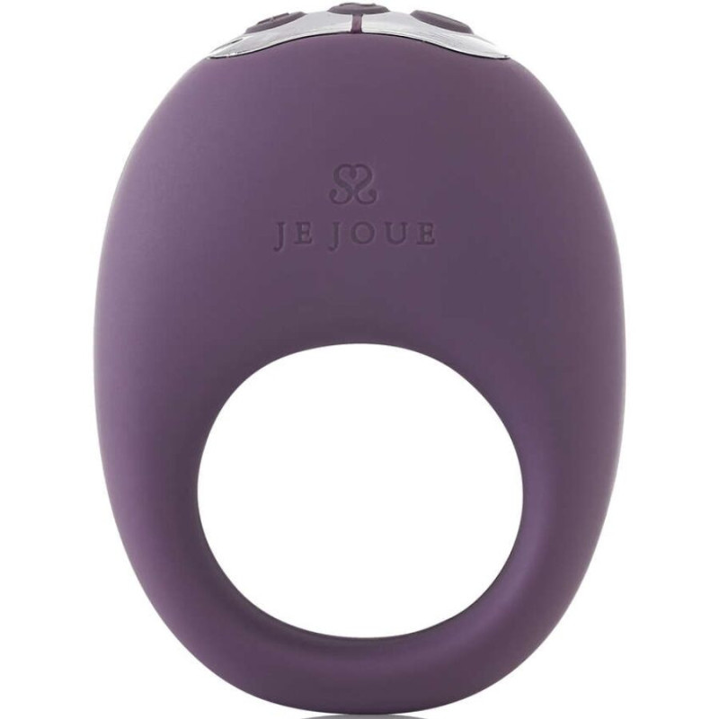JE JOUE MIO ANILLO PARA EL PENE VIBRADOR FUERTE Y FLEXIBLE MORADO