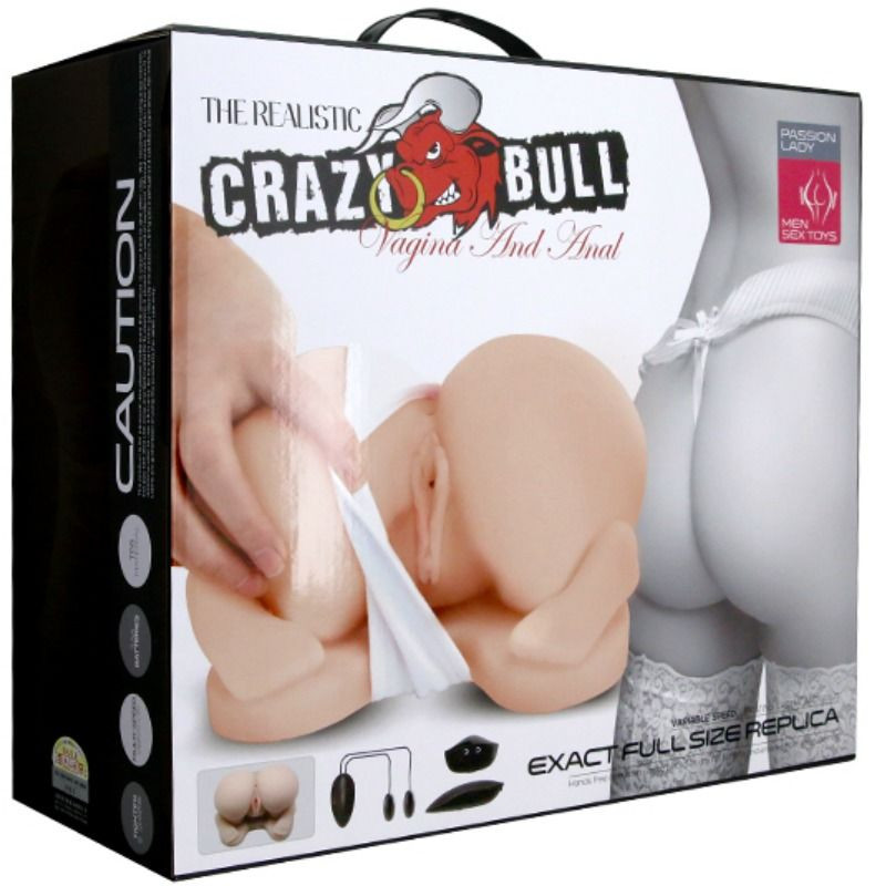 CRAZY BULL TRASERO REALISTICO POSICION PERRITO DOBLE CANAL