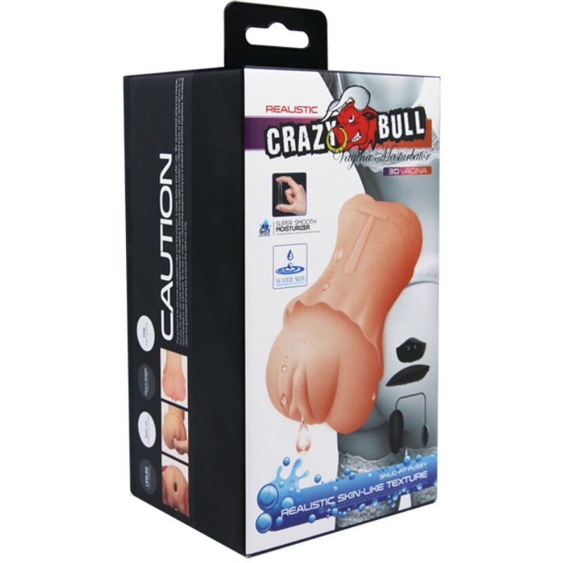 CRAZY BULL MASTURBADOR WATER SKIN VAGINA CON BALA VIBRADORA 2