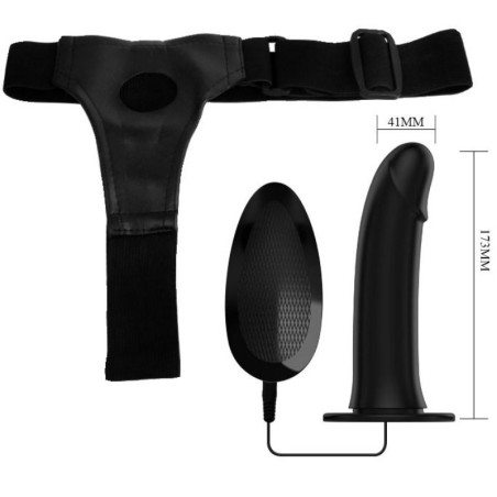 PRETTY LOVE VITO STRAP ON CON DILDO HUECO Y VIBRACION 173 CM
