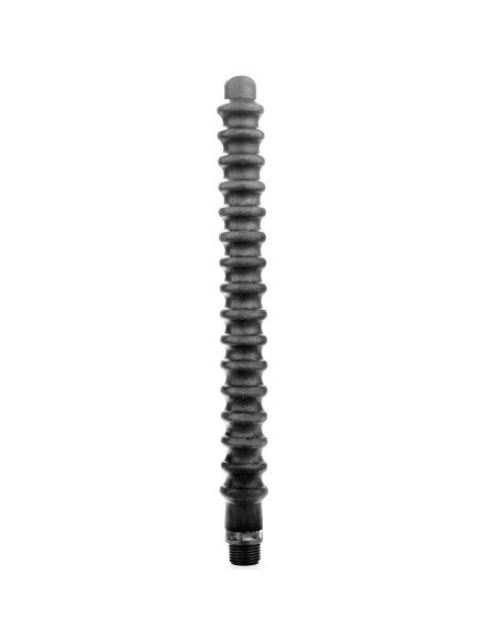 ALL BLACK MEGA RIPPLE DUCHA ANAL SILICONA 285 CM