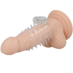 CASUAL LOVE RING FUNDA PENE VIBRADOR TRANSPARENTE 2