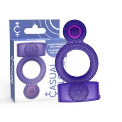 CASUAL LOVE RING DOUBLE PLEASURE ANILLO LILA 2
