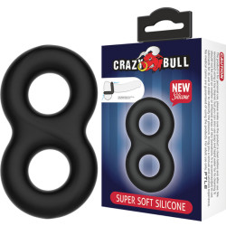CRAZY BULL ANILLO DOBLE SILICONA INFINITY