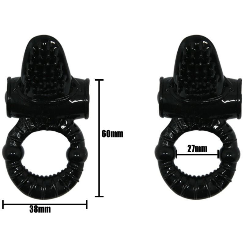 BAILE SWEET RING ANILLO VIBRADOR CON RABBIT TEXTURADO