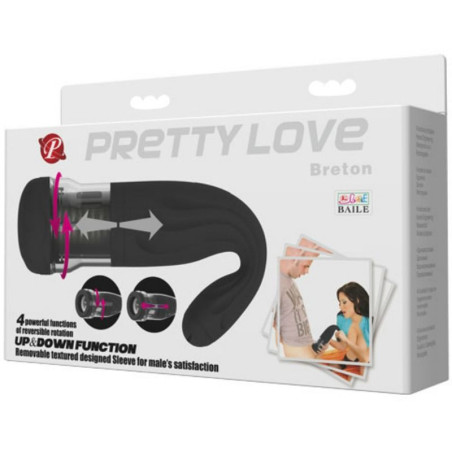 PRETTY LOVE MALE MASTURBADOR MULTIFUNCION BRETON