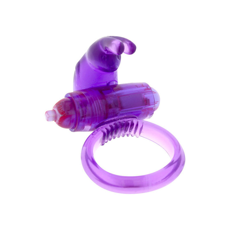SEVEN CREATIONS ANILLO VIBRADOR DE SILICONA LILA
