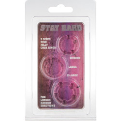 SEVEN CREATIONS JUEGO TRES ANILLOS PENE ROSA 2