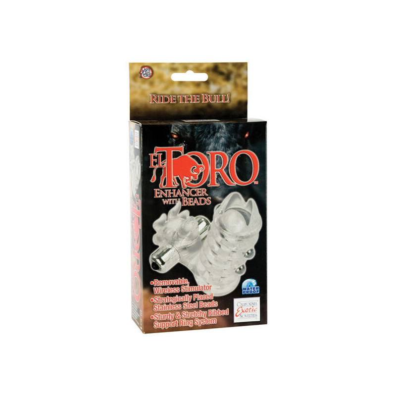 CALEXOTICS FUNDA PENE CON VIBRADOR PARA CLITORIS