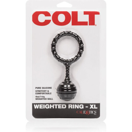 CALEXOTICS COLT ANILLO SILICONA PENE XL CON PESA