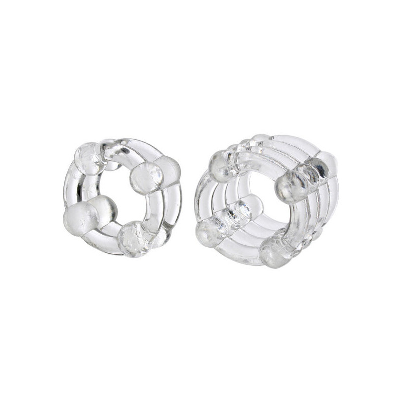 CALEXOTICS COLT ENHANCER RINGS ANILLOS PARA EL PENE TRANSPARENTES