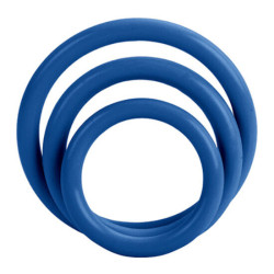 CALEXOTICS SET TRES ANILLAS AZUL ERECCION