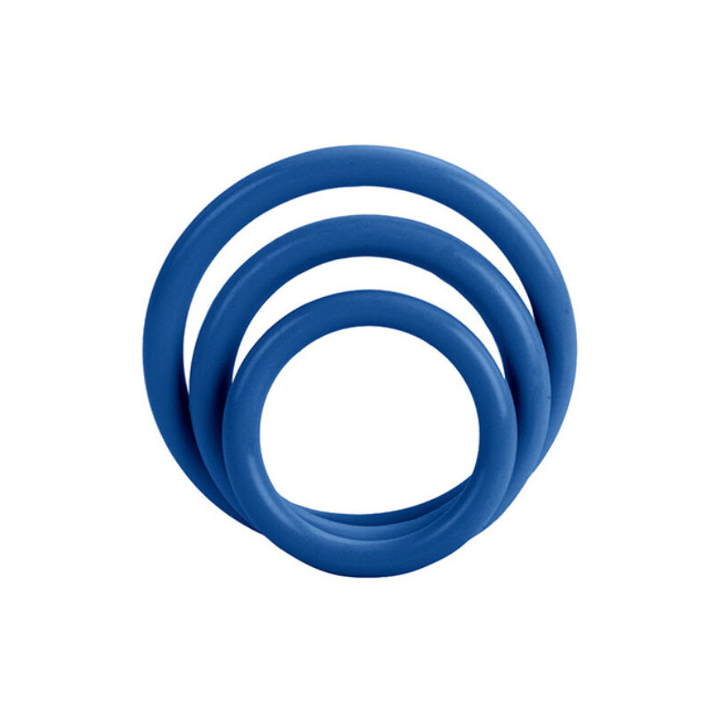 CALEXOTICS SET TRES ANILLAS AZUL ERECCION