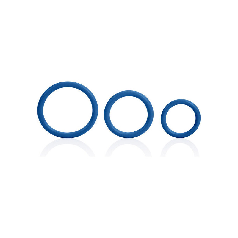 CALEXOTICS SET TRES ANILLAS AZUL ERECCION