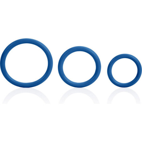 CALEXOTICS SET TRES ANILLAS AZUL ERECCION