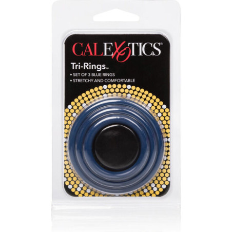 CALEXOTICS SET TRES ANILLAS AZUL ERECCION