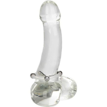 CALEXOTICS ANILLO DE SILICONA CON CUENTAS DE ACERO TALLA L
