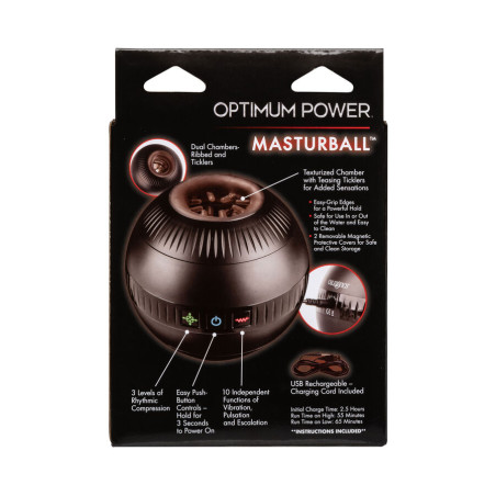 CALEXOTICS OPTIMUM POWER MASTURBADOR MASCULINO CON VIBRACION