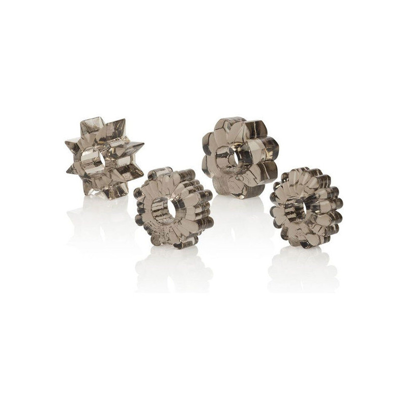 CALEXOTICS BASIC SET 4 ANILLAS PENE TPR