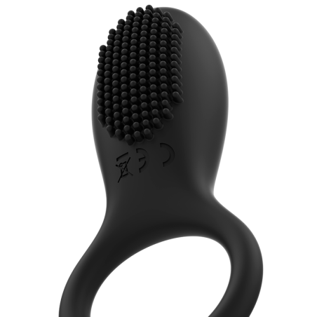 COQUETTE CHIC DESIRE ANILLO VIBRADOR CONTROL REMOTO RECARGABLE NEGRO GOLD
