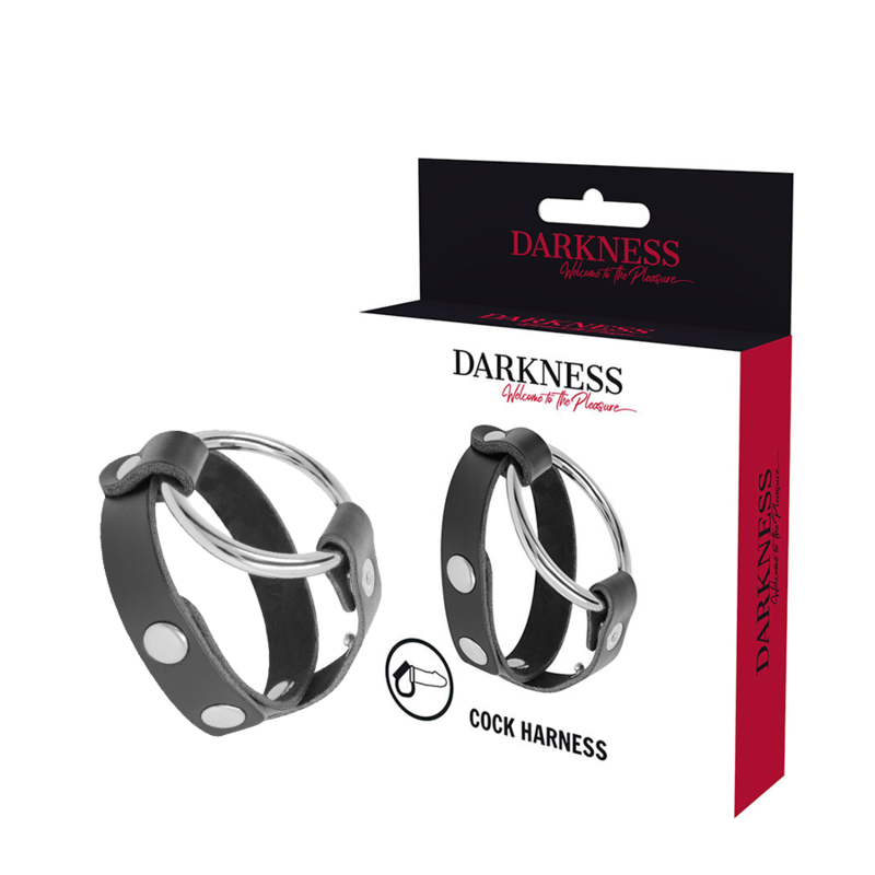 DARKNESS ANILLO PARA PENE Y TESTICULOS BDSM
