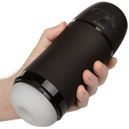 CALEXOTICS OPTIMUM POWER MASTURBADOR CON VIBRACION Y SUCCIONADOR