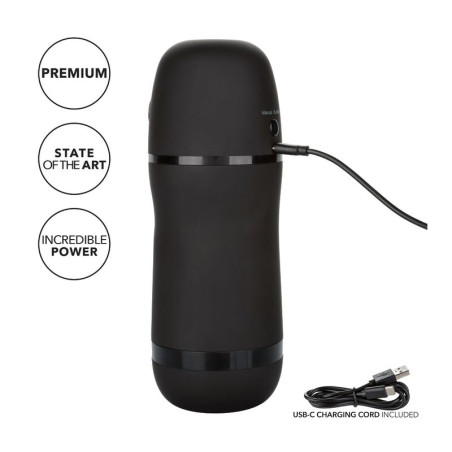 CALEXOTICS OPTIMUM POWER MASTURBADOR CON VIBRACION Y SUCCIONADOR