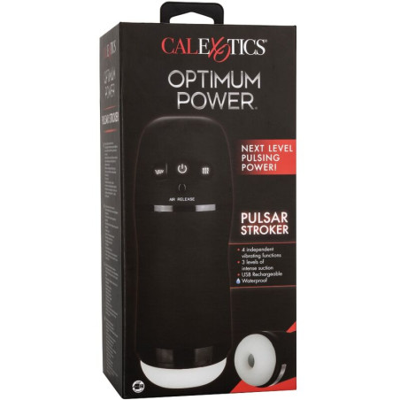 CALEXOTICS OPTIMUM POWER MASTURBADOR CON VIBRACION Y SUCCIONADOR
