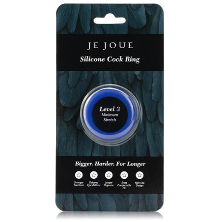 JE JOUE ANILLO SILICONA AZUL ESTRANGULAMIENTO MINIMO