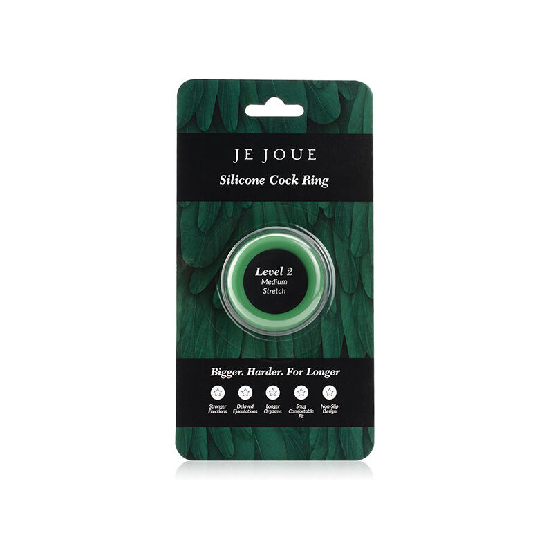 JE JOUE ANILLO SILICONA VERDE ESTRANGULAMIENTO MEDIO