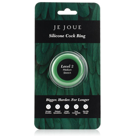 JE JOUE ANILLO SILICONA VERDE ESTRANGULAMIENTO MEDIO