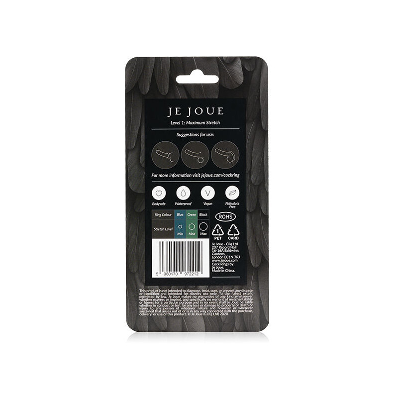 ANILLO PARA EL PENE DE SILICONA JE JOUE ESTIRAMIENTO MAXIMO