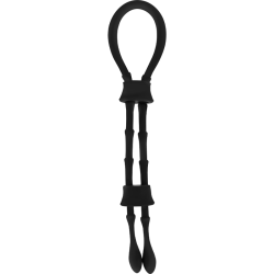 OHMAMA FETISH CUERDA ANILLO PARA PENE Y TESTICULOS SILICONA 2