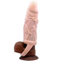 BAILE FUNDA EXTENSORA PENE CON STRAP PARA TESTICULOS 135 CM 2