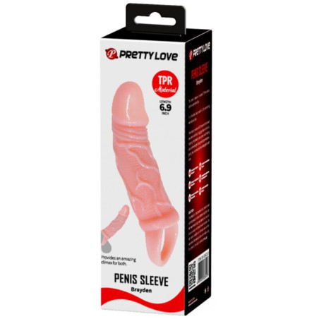 BAILE FUNDA EXTENSORA PENE CON STRAP PARA TESTICULOS 135 CM