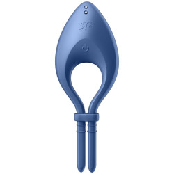 SATISFYER BULLSEYE ANILLO VIBRADOR APP AZUL 2