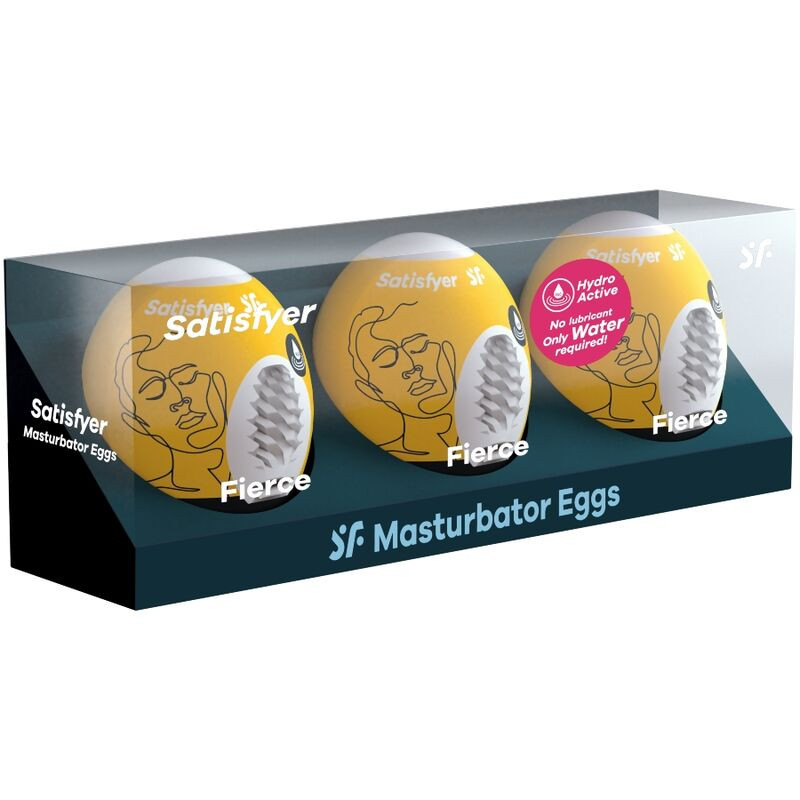 SATISFYER 3 HUEVOS MASTURBADORES FIERCE