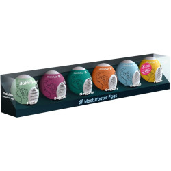 SATISFYER HUEVOS MASTURBADORES PACK 6 UNIDADES 2