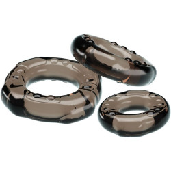 BAILE COCK RINGS YVONNE SET 3 ANILLOS PENE 2