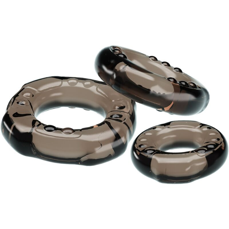 BAILE COCK RINGS YVONNE SET 3 ANILLOS PENE