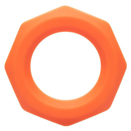 CALEXOTICS ALPHA SEXAGON RING NARANJA
