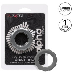 CALEXOTICS ALPHA ERECT RING GRIS 2