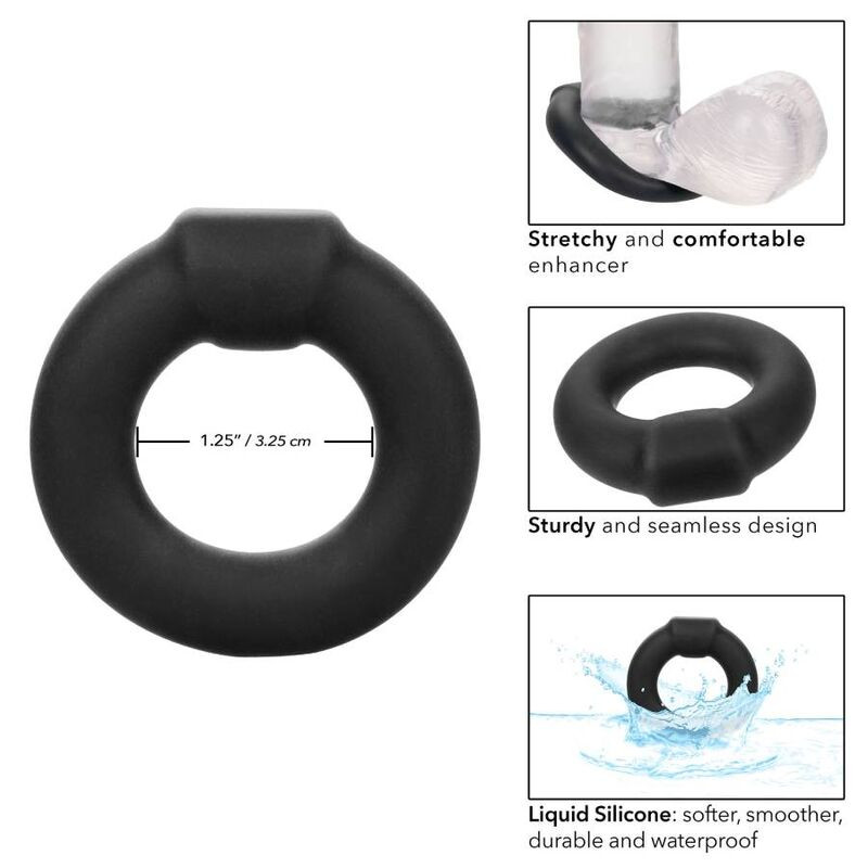 CALEXOTICS ALPHA OPTIMUM RING NEGRO
