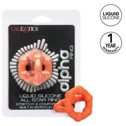 CALEXOTICS ALPHA ALL STAR RING NARANJA 2
