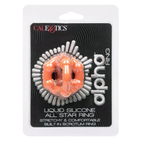 CALEXOTICS ALPHA ALL STAR RING NARANJA