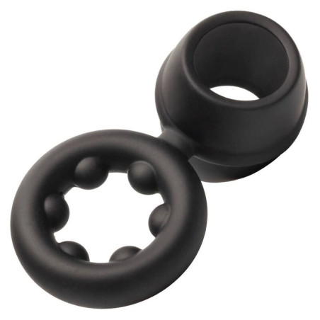 CALEXOTICS ALPHA DUAL MAGNUM RING NEGRO